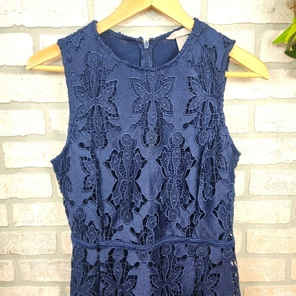 H&M Lace Cocktail Sleeveless Dress Size S - Picture 5 of 9